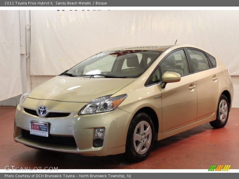 Sandy Beach Metallic / Bisque 2011 Toyota Prius Hybrid II