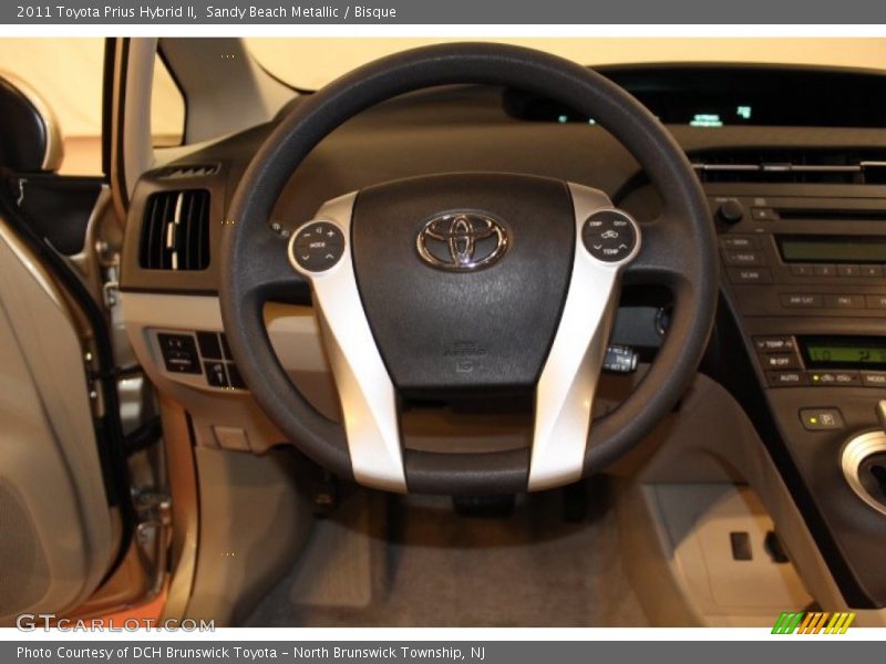 Sandy Beach Metallic / Bisque 2011 Toyota Prius Hybrid II