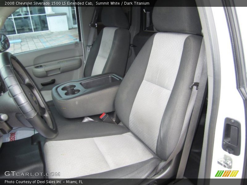 Summit White / Dark Titanium 2008 Chevrolet Silverado 1500 LS Extended Cab