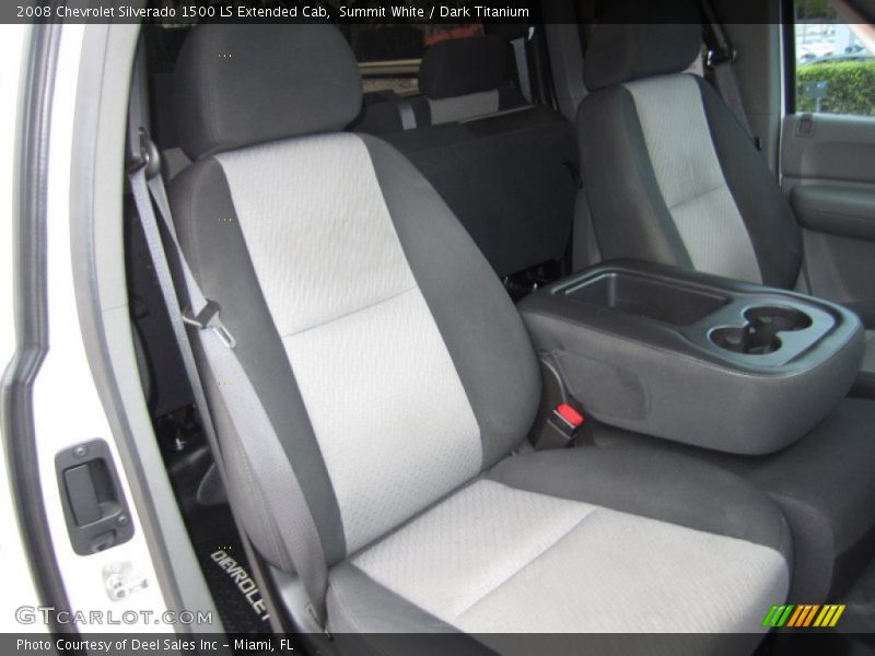Summit White / Dark Titanium 2008 Chevrolet Silverado 1500 LS Extended Cab
