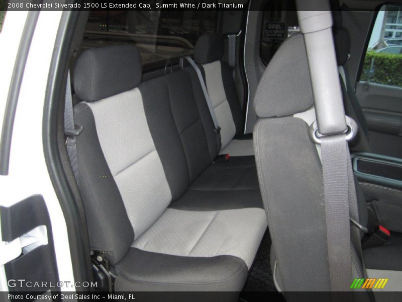 Summit White / Dark Titanium 2008 Chevrolet Silverado 1500 LS Extended Cab