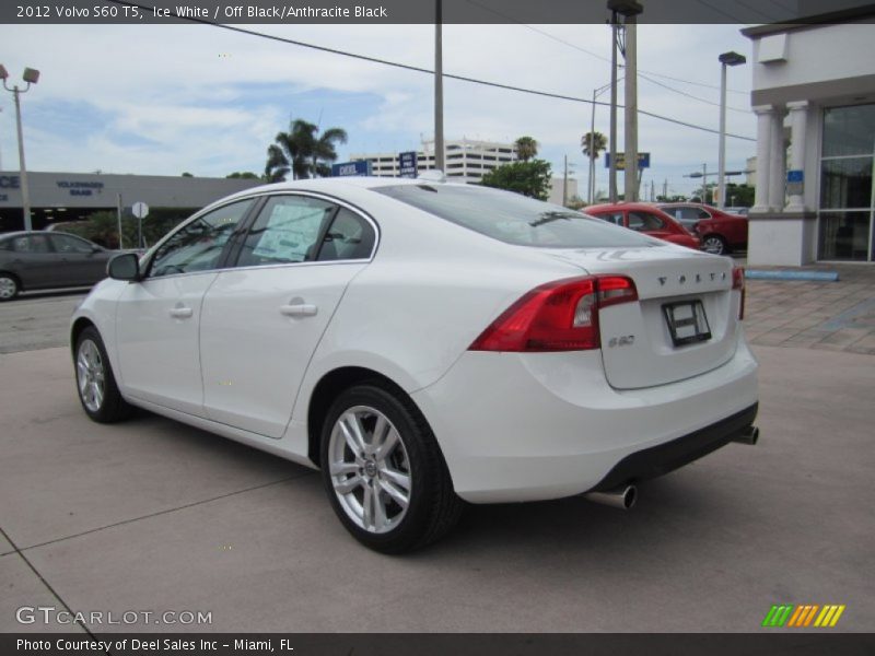 Ice White / Off Black/Anthracite Black 2012 Volvo S60 T5