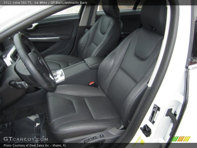 Ice White / Off Black/Anthracite Black 2012 Volvo S60 T5