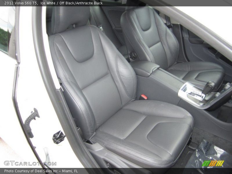 Ice White / Off Black/Anthracite Black 2012 Volvo S60 T5