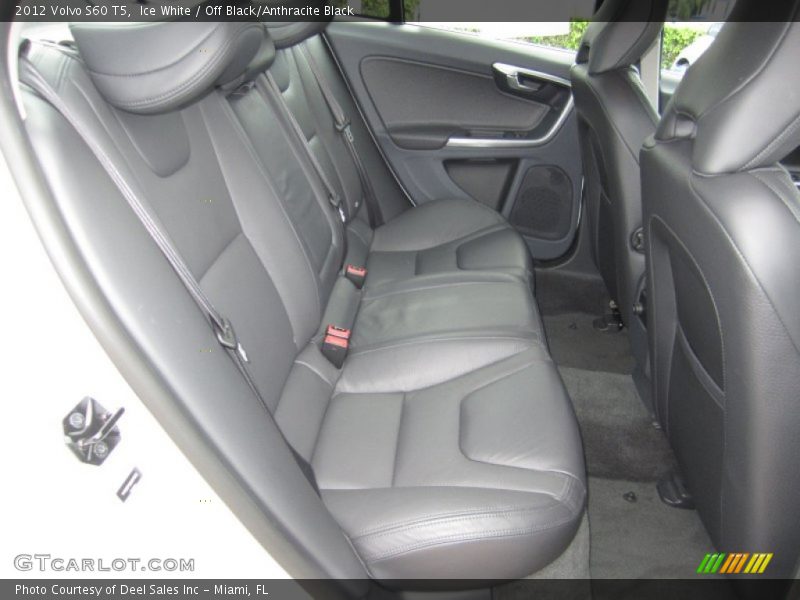 Ice White / Off Black/Anthracite Black 2012 Volvo S60 T5