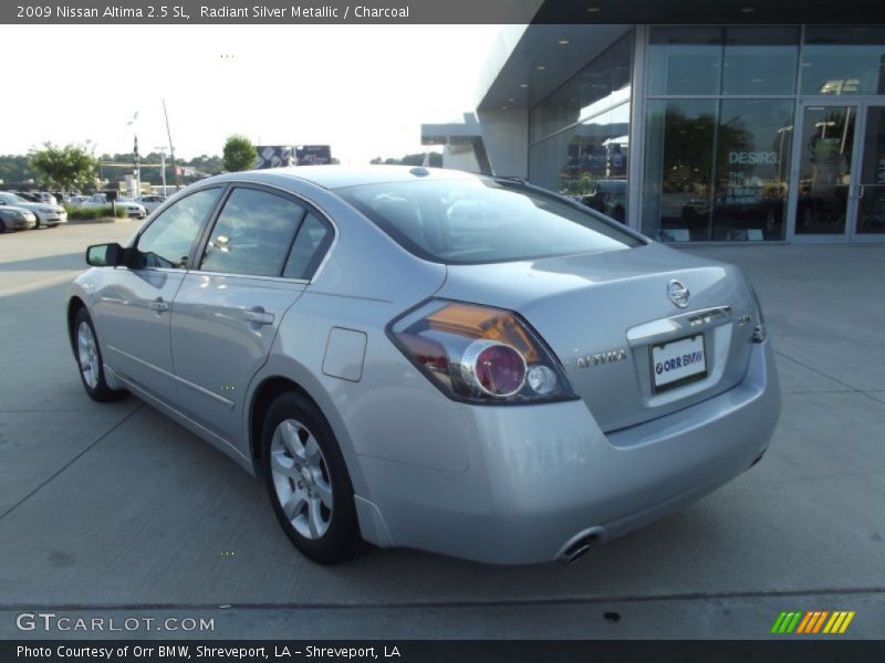 Radiant Silver Metallic / Charcoal 2009 Nissan Altima 2.5 SL
