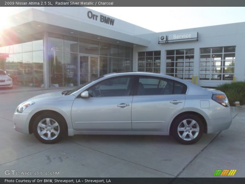 Radiant Silver Metallic / Charcoal 2009 Nissan Altima 2.5 SL