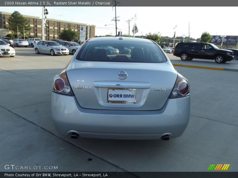 Radiant Silver Metallic / Charcoal 2009 Nissan Altima 2.5 SL