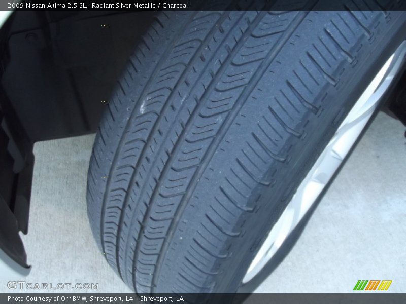 Radiant Silver Metallic / Charcoal 2009 Nissan Altima 2.5 SL