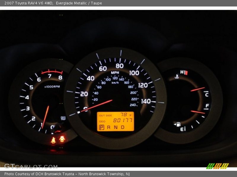 Everglade Metallic / Taupe 2007 Toyota RAV4 V6 4WD