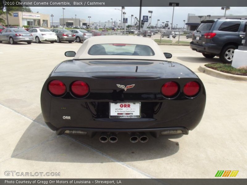 Black / Cashmere 2010 Chevrolet Corvette Convertible