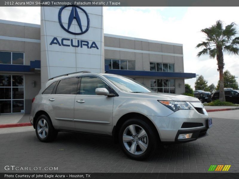 Palladium Metallic / Taupe 2012 Acura MDX SH-AWD Technology