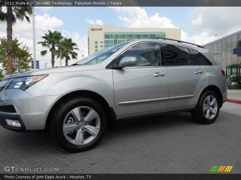 Palladium Metallic / Taupe 2012 Acura MDX SH-AWD Technology
