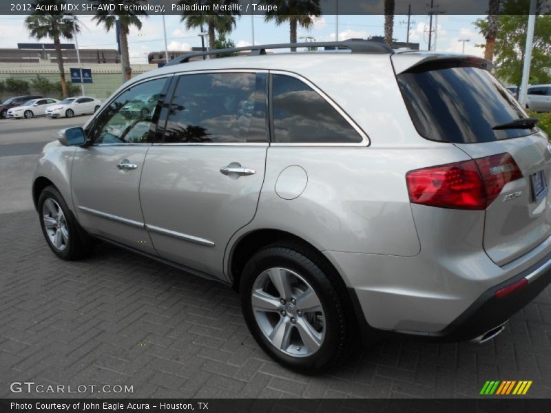 Palladium Metallic / Taupe 2012 Acura MDX SH-AWD Technology