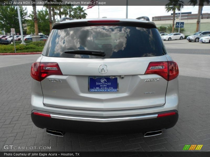 Palladium Metallic / Taupe 2012 Acura MDX SH-AWD Technology