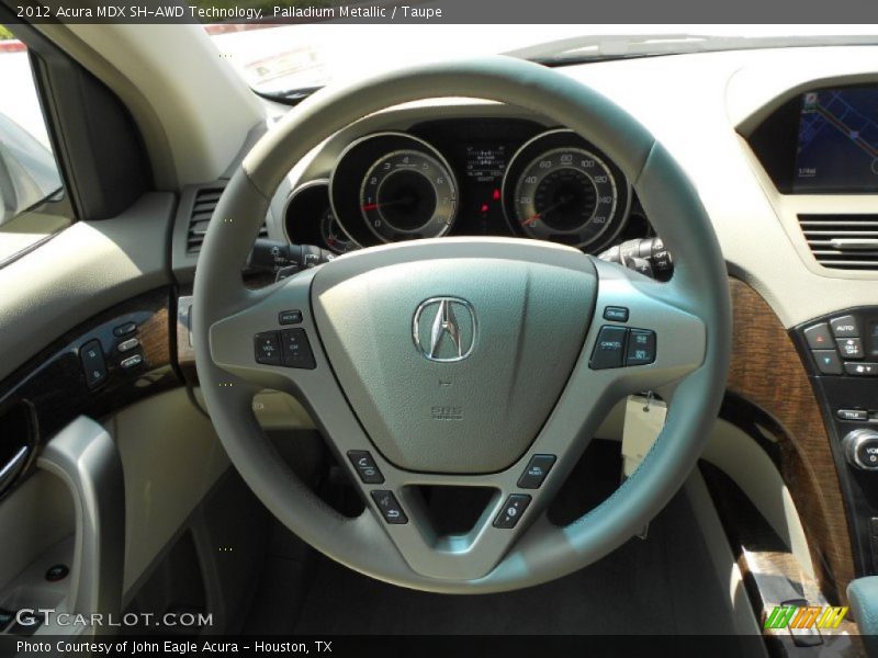 Palladium Metallic / Taupe 2012 Acura MDX SH-AWD Technology