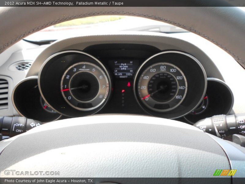 Palladium Metallic / Taupe 2012 Acura MDX SH-AWD Technology