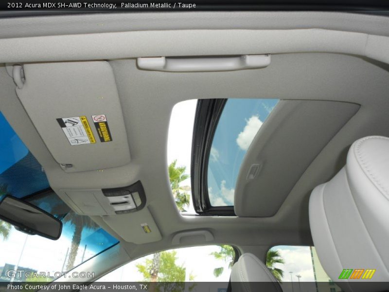 Palladium Metallic / Taupe 2012 Acura MDX SH-AWD Technology