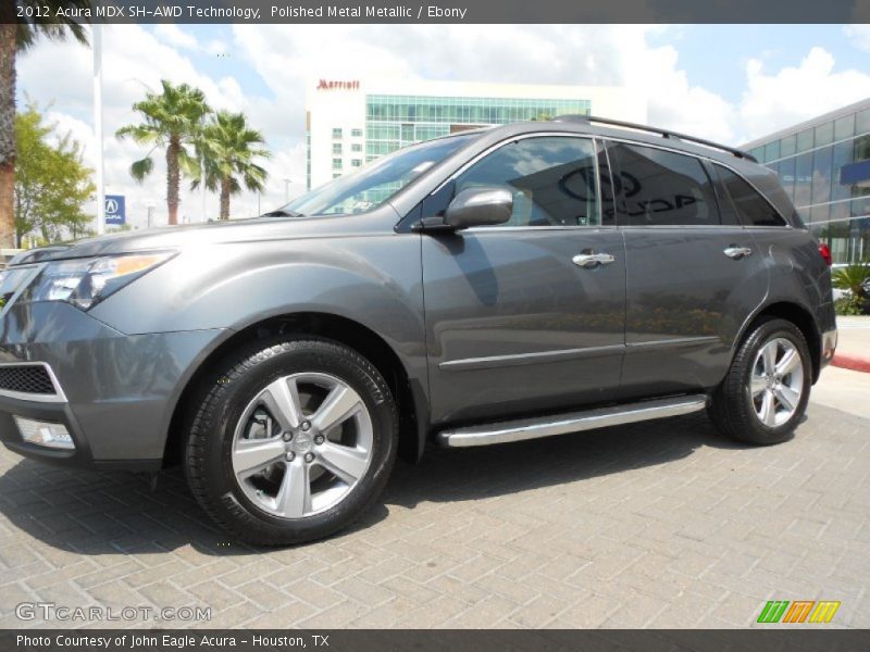 Polished Metal Metallic / Ebony 2012 Acura MDX SH-AWD Technology