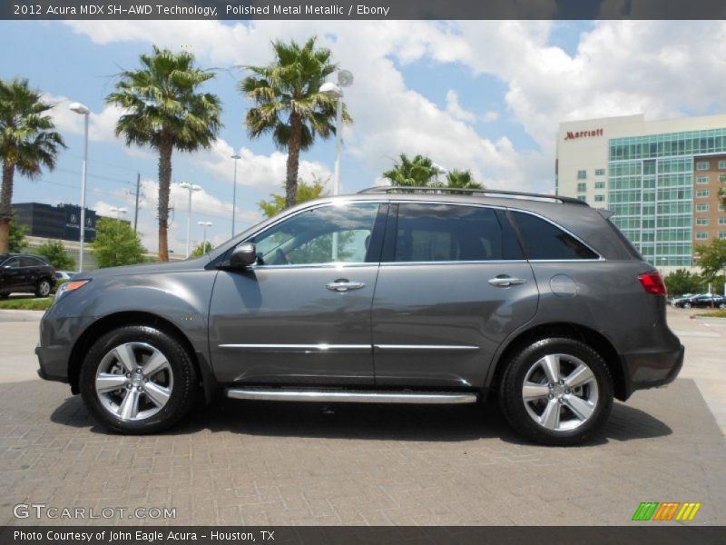 Polished Metal Metallic / Ebony 2012 Acura MDX SH-AWD Technology