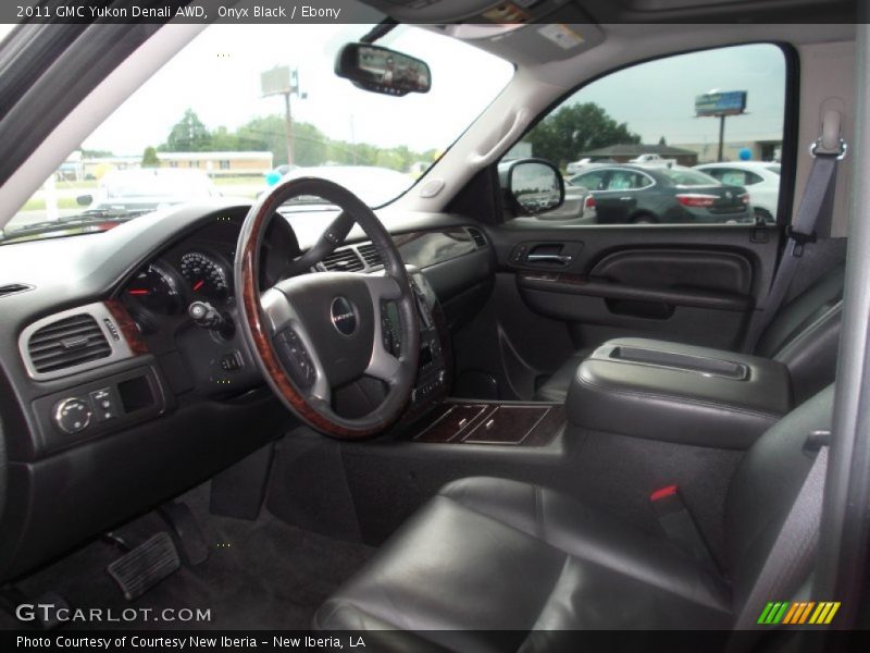 Onyx Black / Ebony 2011 GMC Yukon Denali AWD