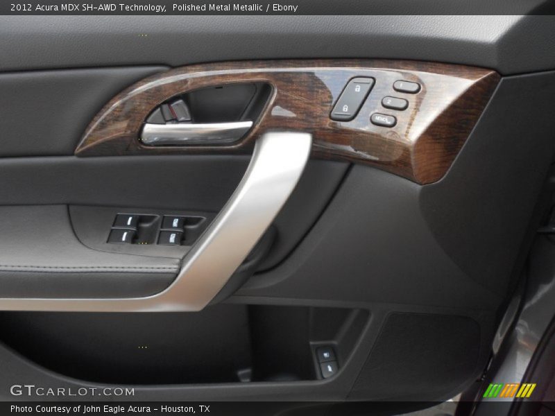 Polished Metal Metallic / Ebony 2012 Acura MDX SH-AWD Technology