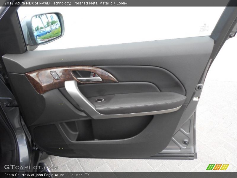 Polished Metal Metallic / Ebony 2012 Acura MDX SH-AWD Technology
