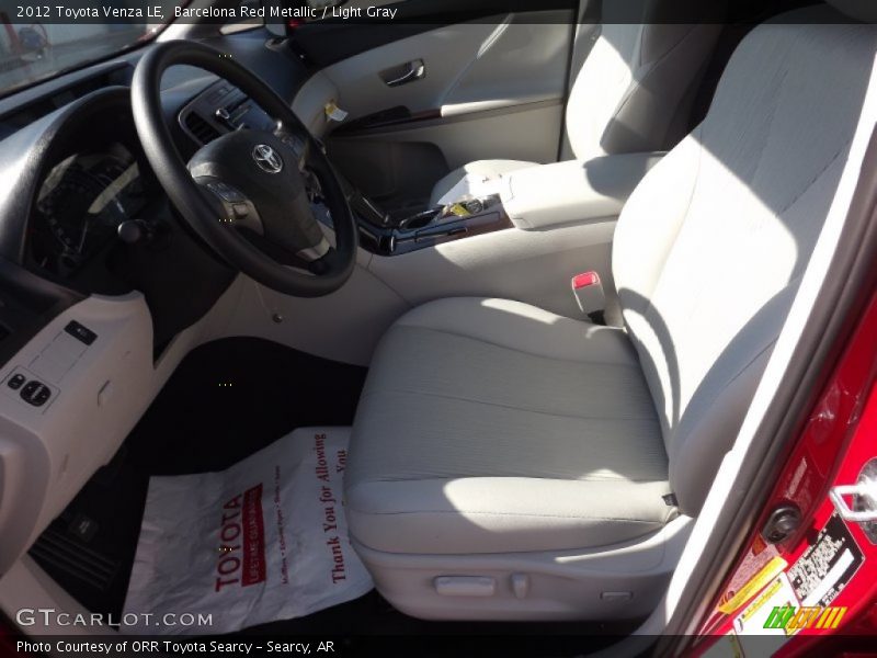 Barcelona Red Metallic / Light Gray 2012 Toyota Venza LE