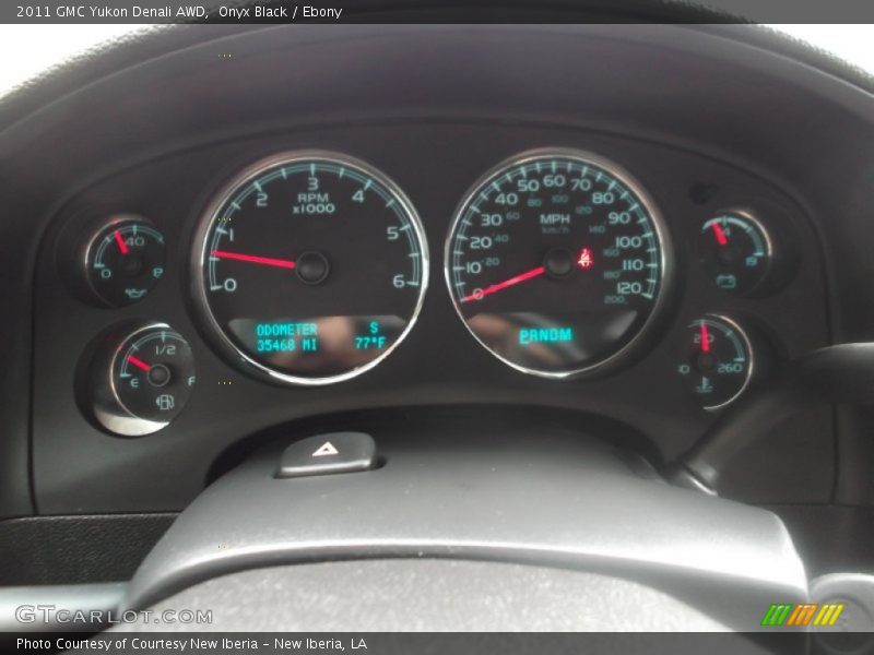Onyx Black / Ebony 2011 GMC Yukon Denali AWD