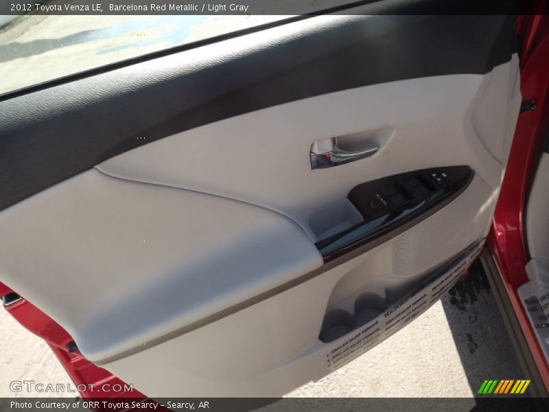 Barcelona Red Metallic / Light Gray 2012 Toyota Venza LE