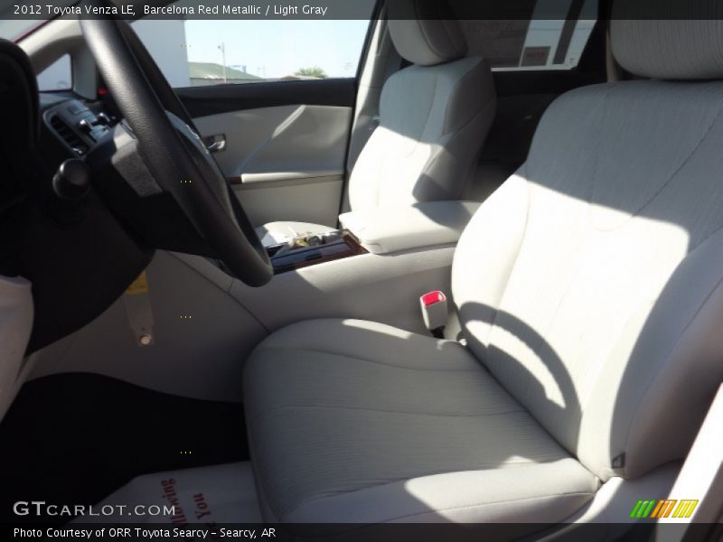 Barcelona Red Metallic / Light Gray 2012 Toyota Venza LE