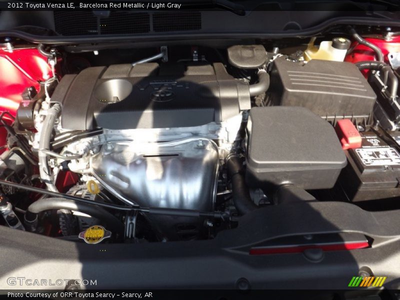 Barcelona Red Metallic / Light Gray 2012 Toyota Venza LE
