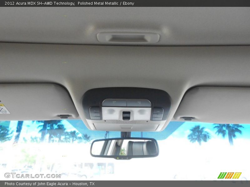 Polished Metal Metallic / Ebony 2012 Acura MDX SH-AWD Technology