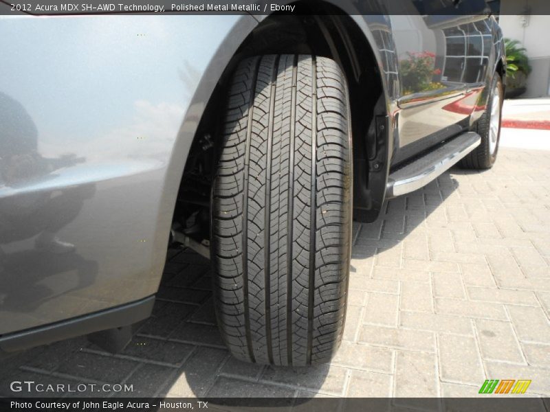 Polished Metal Metallic / Ebony 2012 Acura MDX SH-AWD Technology