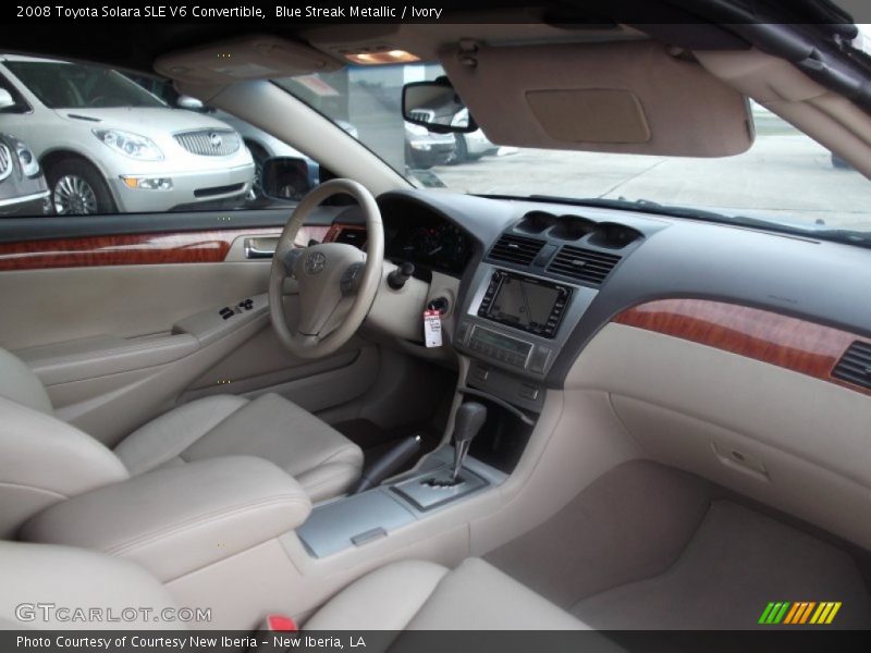 Blue Streak Metallic / Ivory 2008 Toyota Solara SLE V6 Convertible