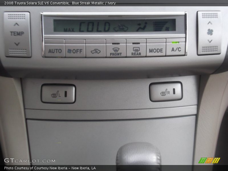 Blue Streak Metallic / Ivory 2008 Toyota Solara SLE V6 Convertible