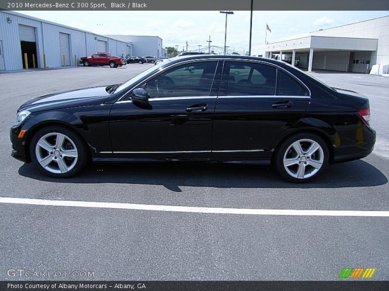 Black / Black 2010 Mercedes-Benz C 300 Sport