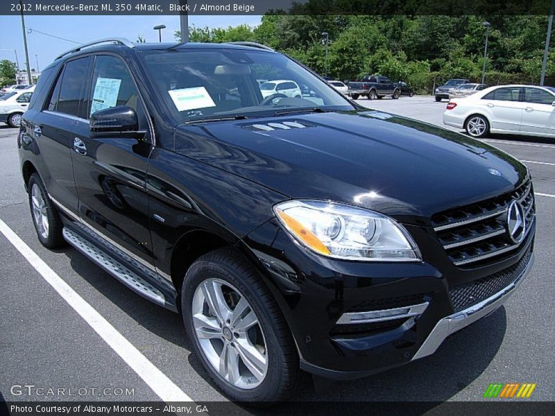 Black / Almond Beige 2012 Mercedes-Benz ML 350 4Matic