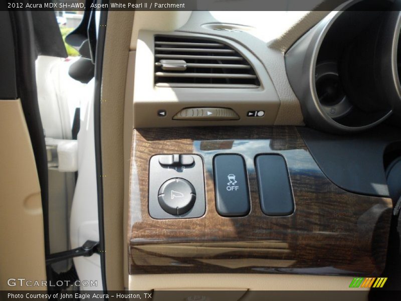Aspen White Pearl II / Parchment 2012 Acura MDX SH-AWD