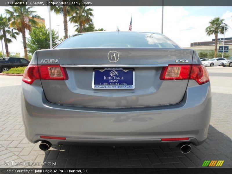 Forged Silver Pearl / Ebony 2011 Acura TSX Sedan