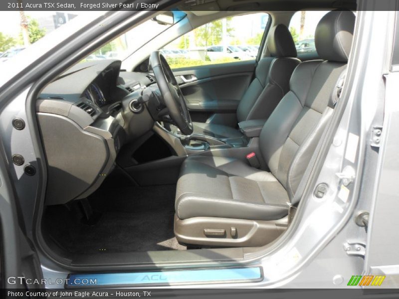 Forged Silver Pearl / Ebony 2011 Acura TSX Sedan