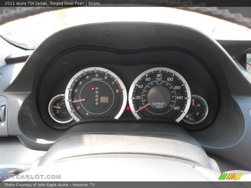 Forged Silver Pearl / Ebony 2011 Acura TSX Sedan