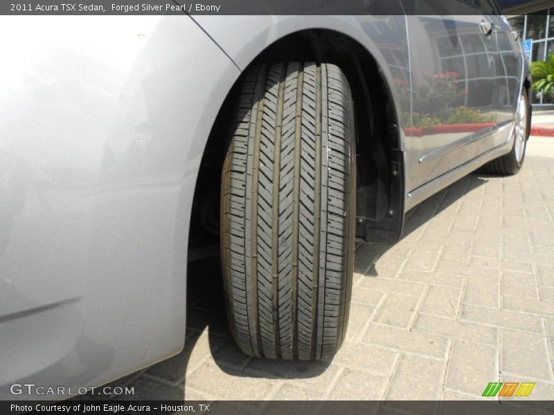 Forged Silver Pearl / Ebony 2011 Acura TSX Sedan