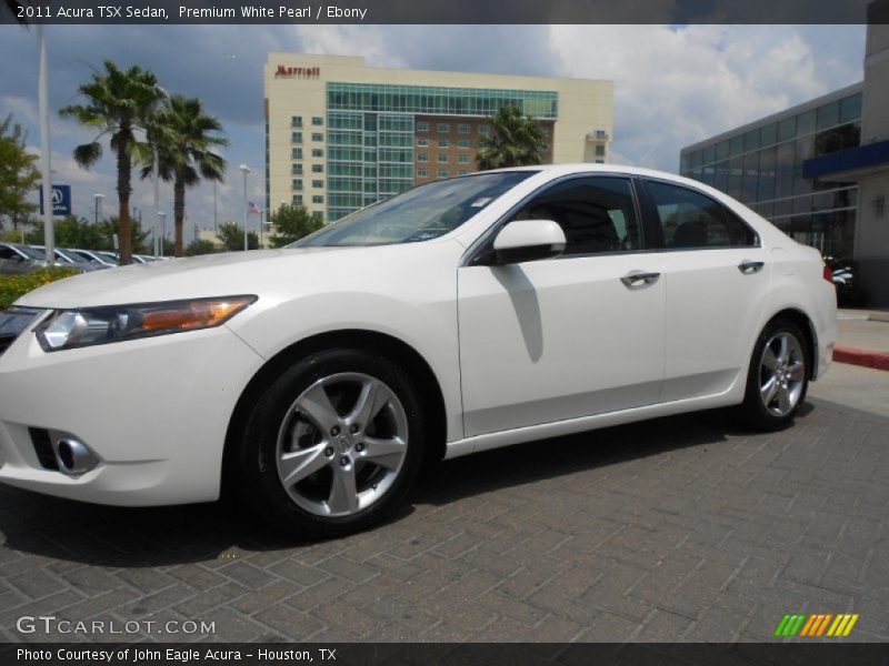 Premium White Pearl / Ebony 2011 Acura TSX Sedan