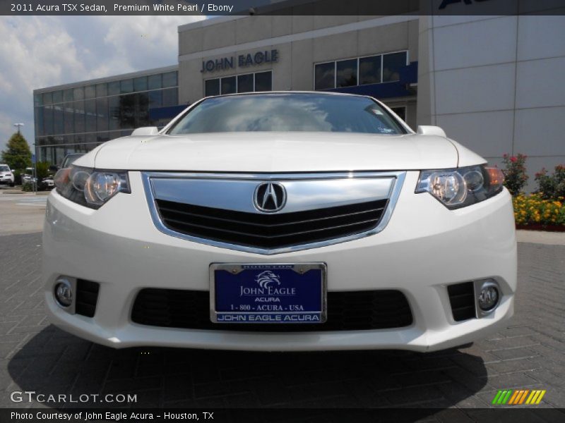 Premium White Pearl / Ebony 2011 Acura TSX Sedan