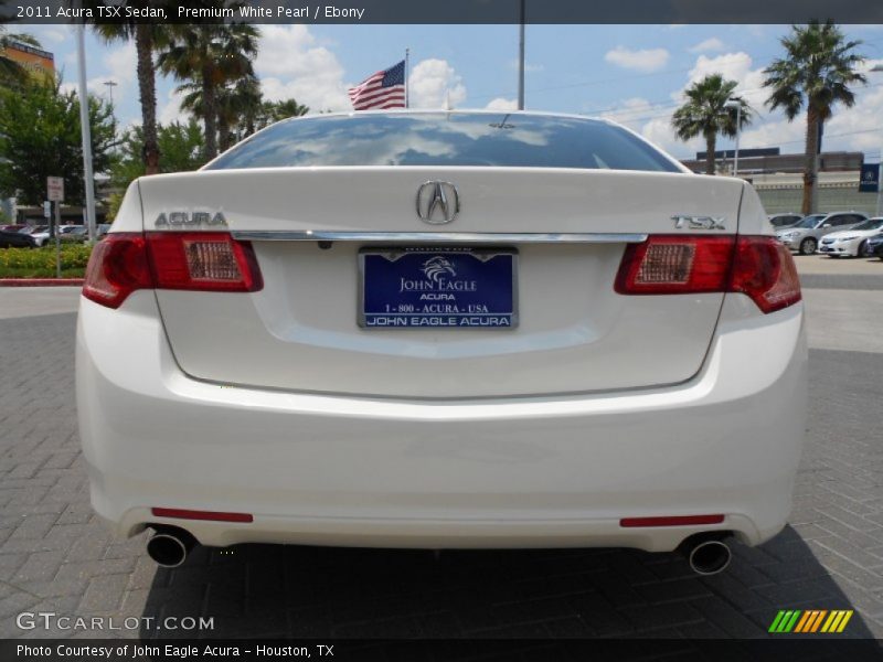 Premium White Pearl / Ebony 2011 Acura TSX Sedan