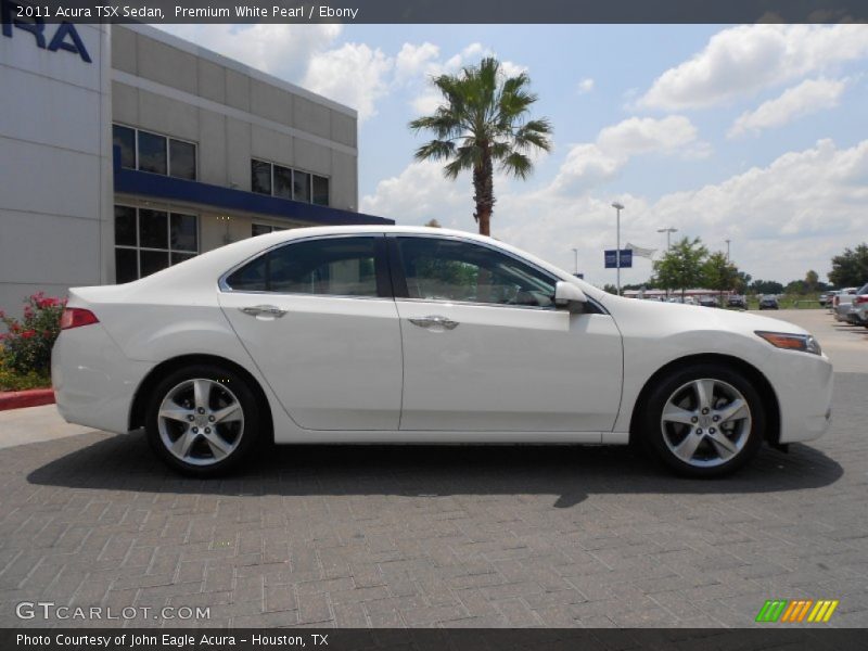 Premium White Pearl / Ebony 2011 Acura TSX Sedan