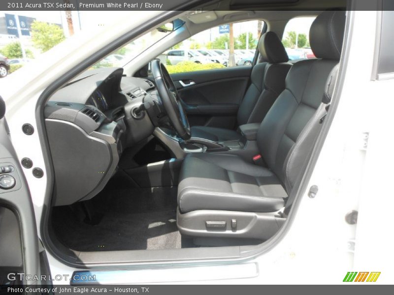 Premium White Pearl / Ebony 2011 Acura TSX Sedan