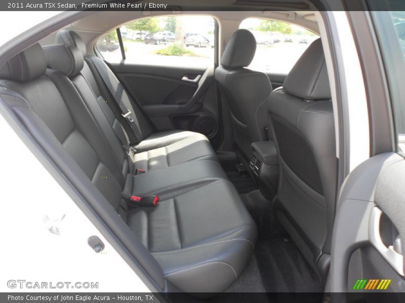 Premium White Pearl / Ebony 2011 Acura TSX Sedan