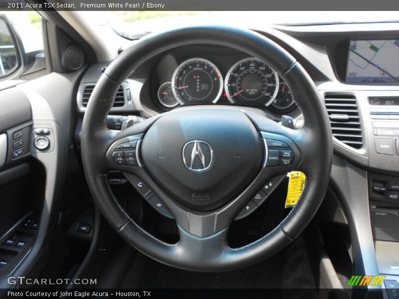 Premium White Pearl / Ebony 2011 Acura TSX Sedan